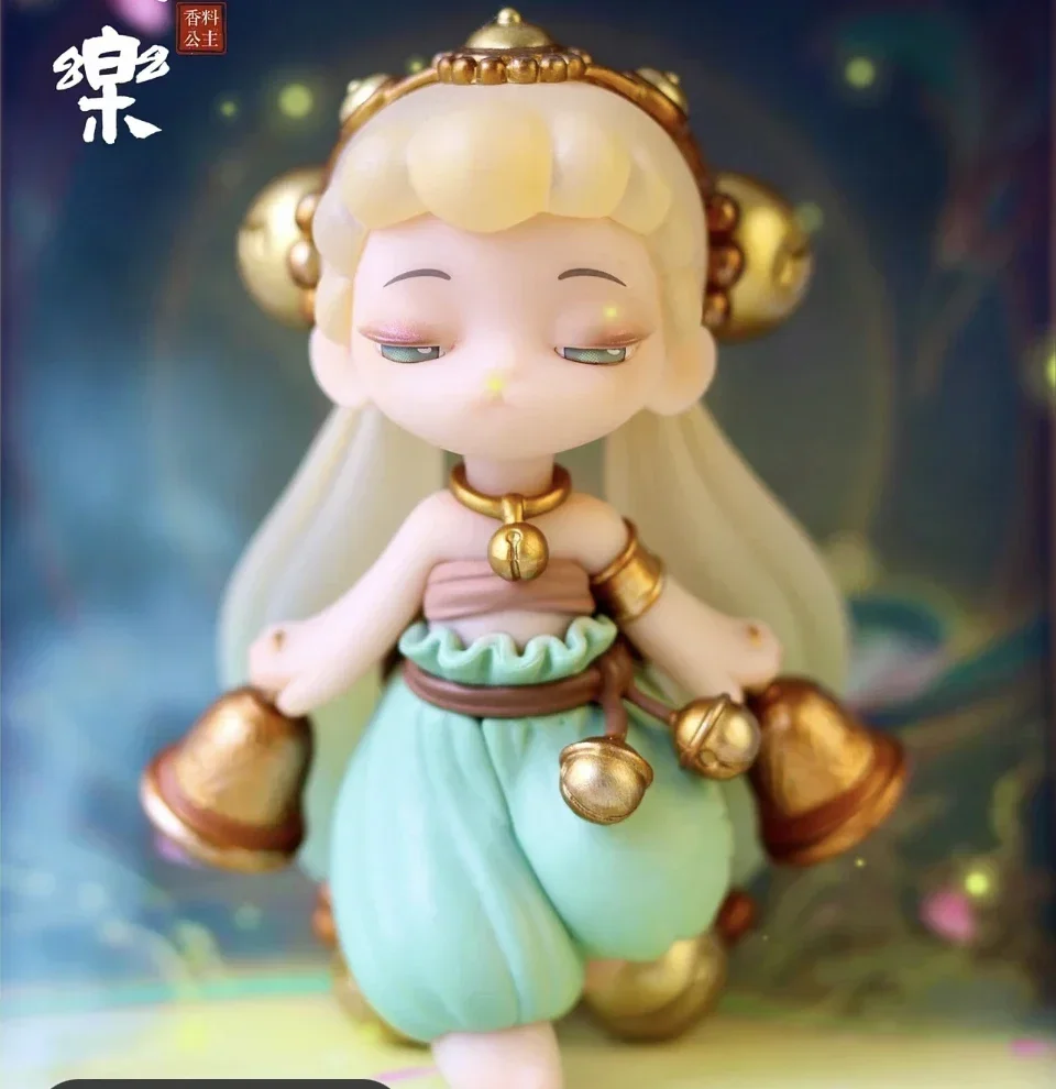 Cute Anime Figure Gift Surprise Box Original Spice Princess Instrument Series Blind Box Toys Model  Confirm Style