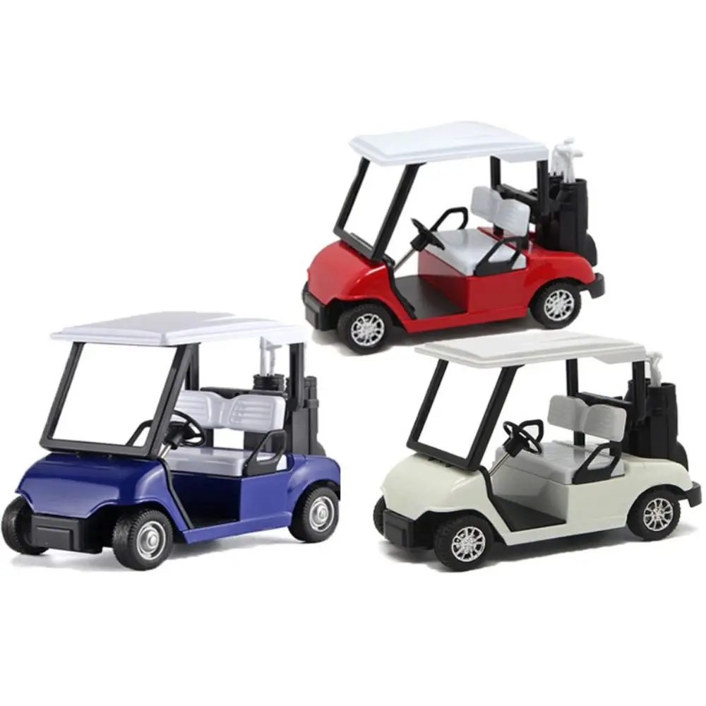 

1:20 Scale Golf Cart Model Simulation Pull-Back Miniature Golf Cart Diecast Alloy Home Decor Golf Cart Vehicles Toy