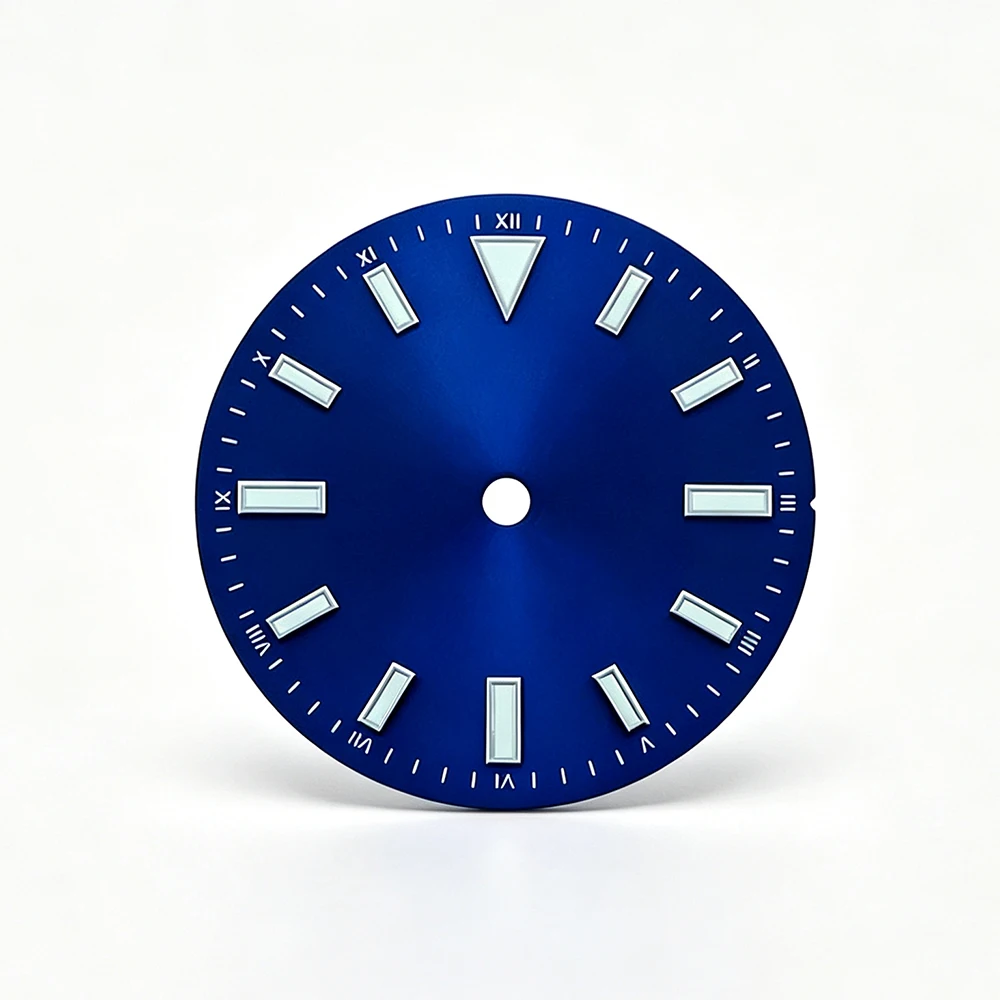 28.5mm NH35 Men's Watch Dial Sun Pattern Dial DIY Watch Dial Suitable for NH35 Movement Watch Mod Accessories