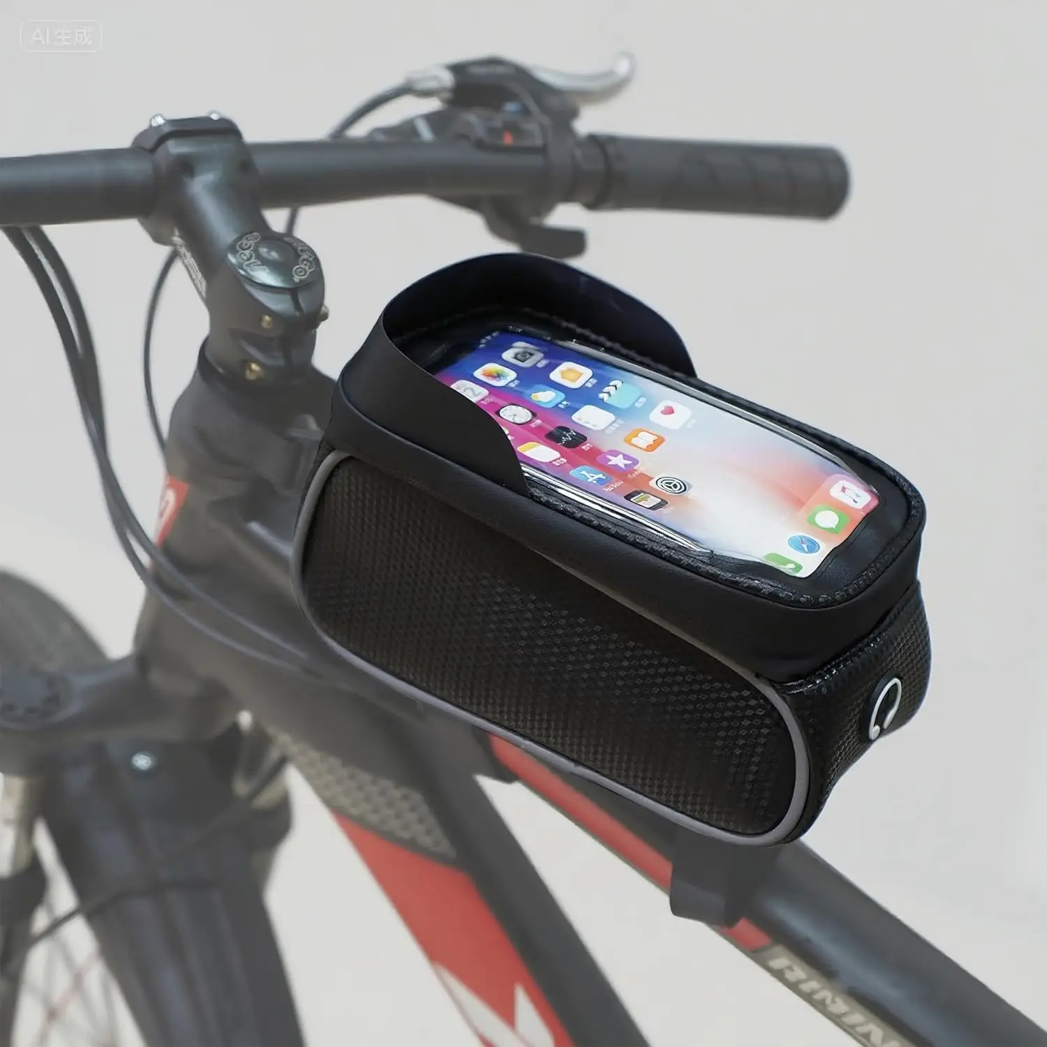 

Waterproof Bicycle Handlebar Bag Bicycle Travel Bag Bike Frame Bag with Touchscreen Phone Case