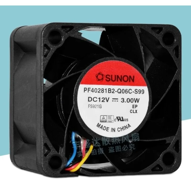 

Новый вентилятор для SUNON PF40281B2-Q06C-S99 4028 12 В 3 Вт двухшаровой ШИМ-контроль скорости охлаждающий вентилятор 4 см 40*40*28 мм