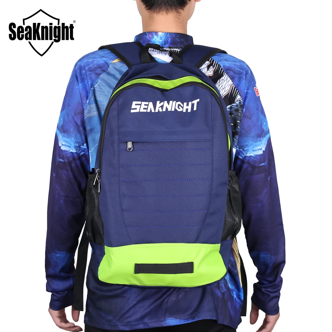 

Рыболовная сумка SEAKNIGHT SK010: Вместительная, из полиэстера, для путешествий, износостойкая, с защитой от порезов, большая вместимость для хранения