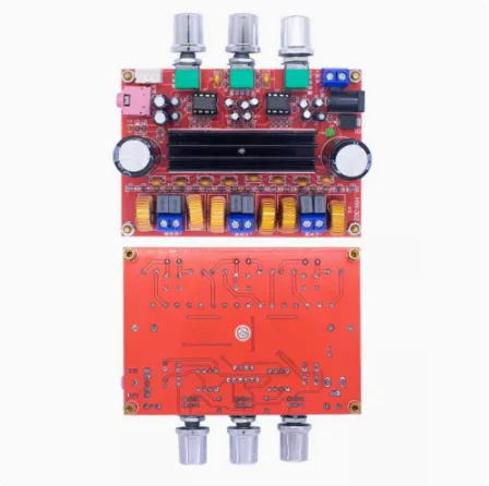 1PCS XH-M139 old 2.1 channel digital amplifier board 12V-24V wide voltage TPA3116D2 2*50W+100W