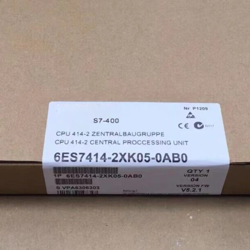 

New 6ES7414-2XK05-0AB0 S7-400 CPU 412-2 Central Processing Unit 6ES7 414-2XK05-0AB0 in Box