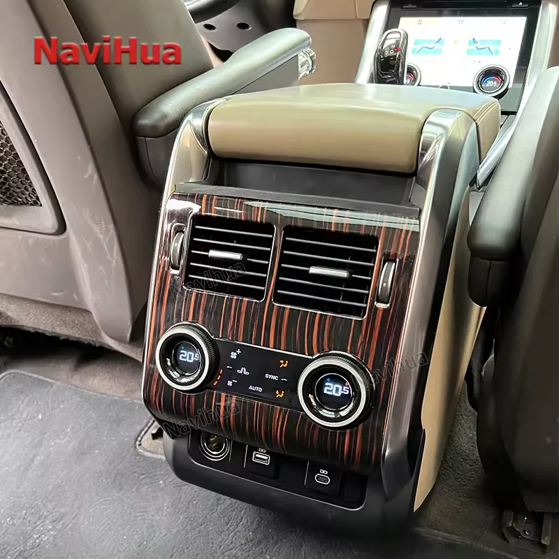 NaviHua For Range Rover Sport L494 2013-2017 New Car Rear AC Screen Panel Digital Auto Climate Control Monitor Air Conditioning