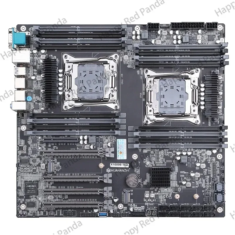 X99-16D two-way server main board integrated IPMI four-channel DDR4 memory multi-open game