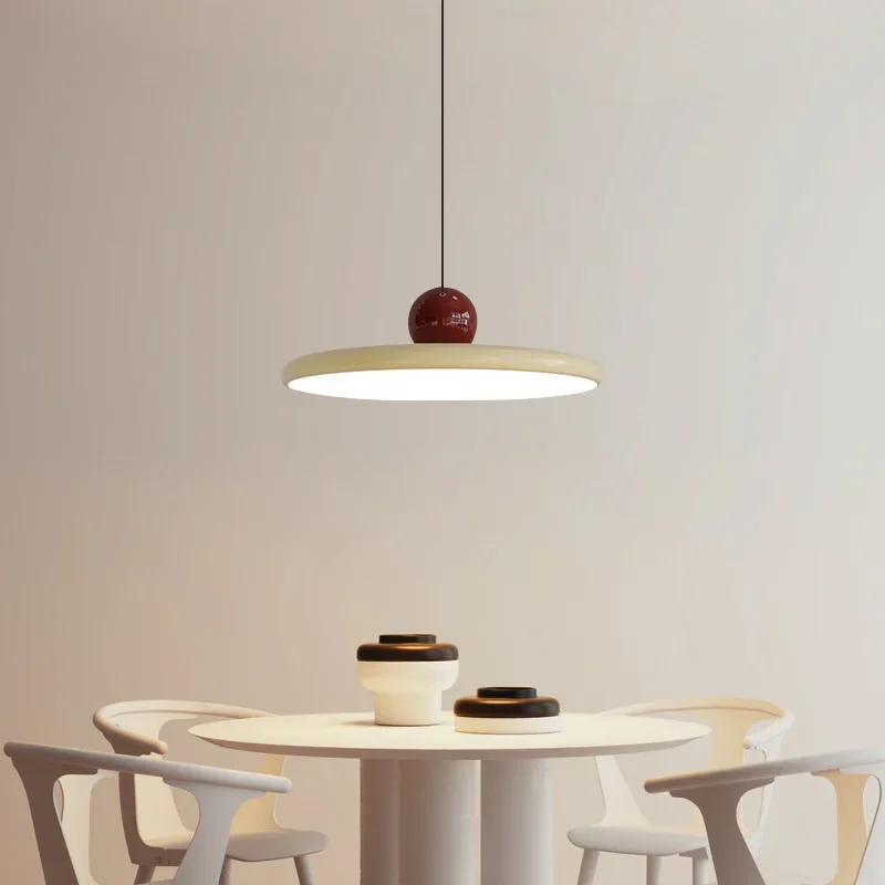 Modern flying saucer LED Dining Room Chandelier Minimalist Cream style Bedside lamp Table Kitchen Island Indoor light fixtures