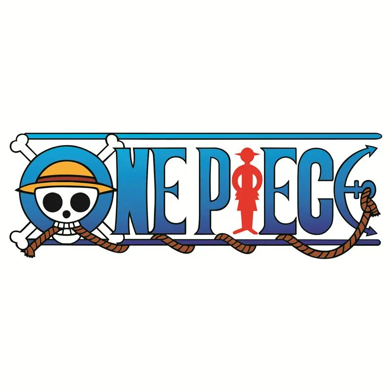 

One Piece Anime 20cm 30cm Luffy straw hat group car stickers scratches and block electric car decoration car stickers wholesale