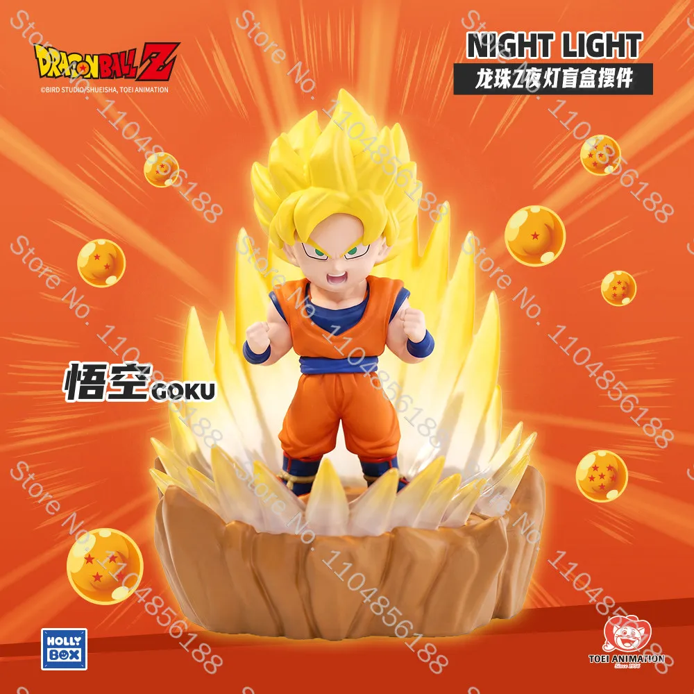 Hollybox Dragon Ball Z Night Light Blind Box Anime Figure Goku Desktop Ornament Decorative Lamp For Adult Collectible Toy - view 4
