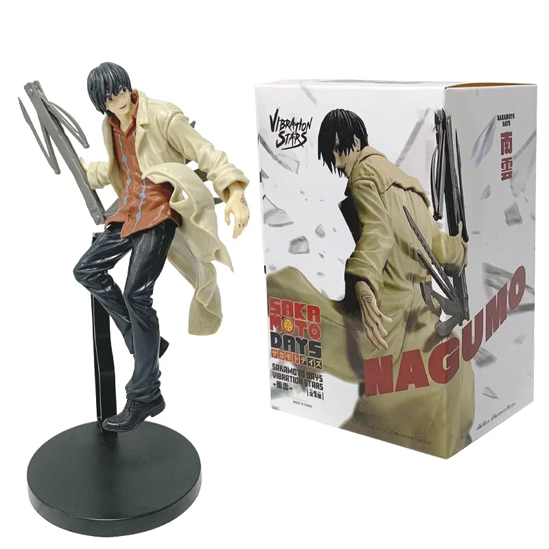 

Sakamoto Days Anime 23cm Action Figure - Nagumo Asakura Shin PVC Collectible Model Doll Room Decorations for Adults