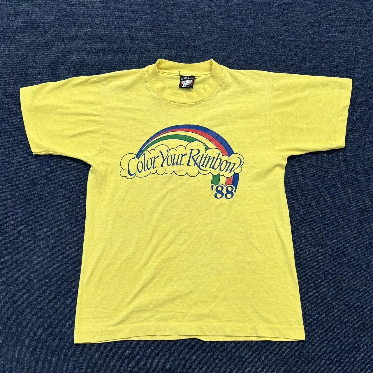 lightweight-thin-high-density-see-through-lemon-yellow-summer-white-short-sleeve-t-shirt-for-men-and-women-campus-style