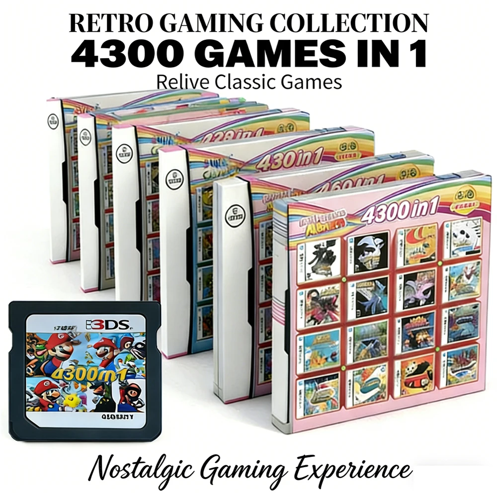 -Pokémon 23 In 1 Video Game Cartridge Card for DS 3DS NDSI NDSLL NDSXL 3DS XL Video Game Console