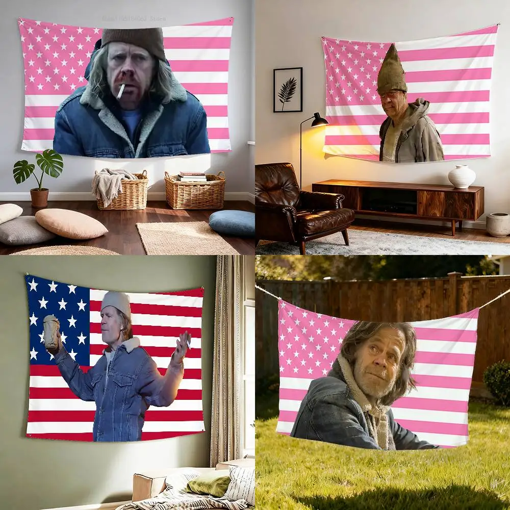 

S-Shameless Funny Frank Flag Tapestry Banner For Bedroom Outdoor Living Room Restaurant Bar Wall Decor Party