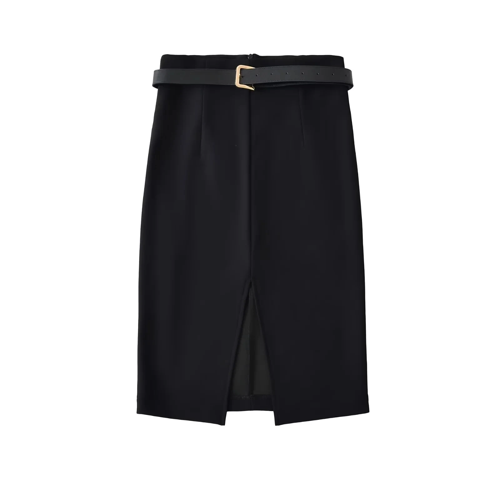 セクシーな純粋な欲望 f-length スカート ベルト付き ハイウエスト エラスティック ボディ-a ミッドレングス スーツ スレ レディース ファイオン 通勤