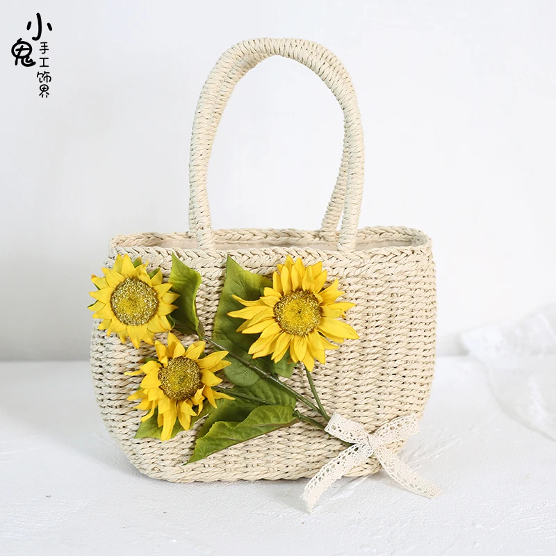 

Straw Bags for Women 2025 Hand-Woven Rattan Bag Handmade Woven Purse Wicker Beach Bag Bohemia Bali Handbag Bolsos Mimbre