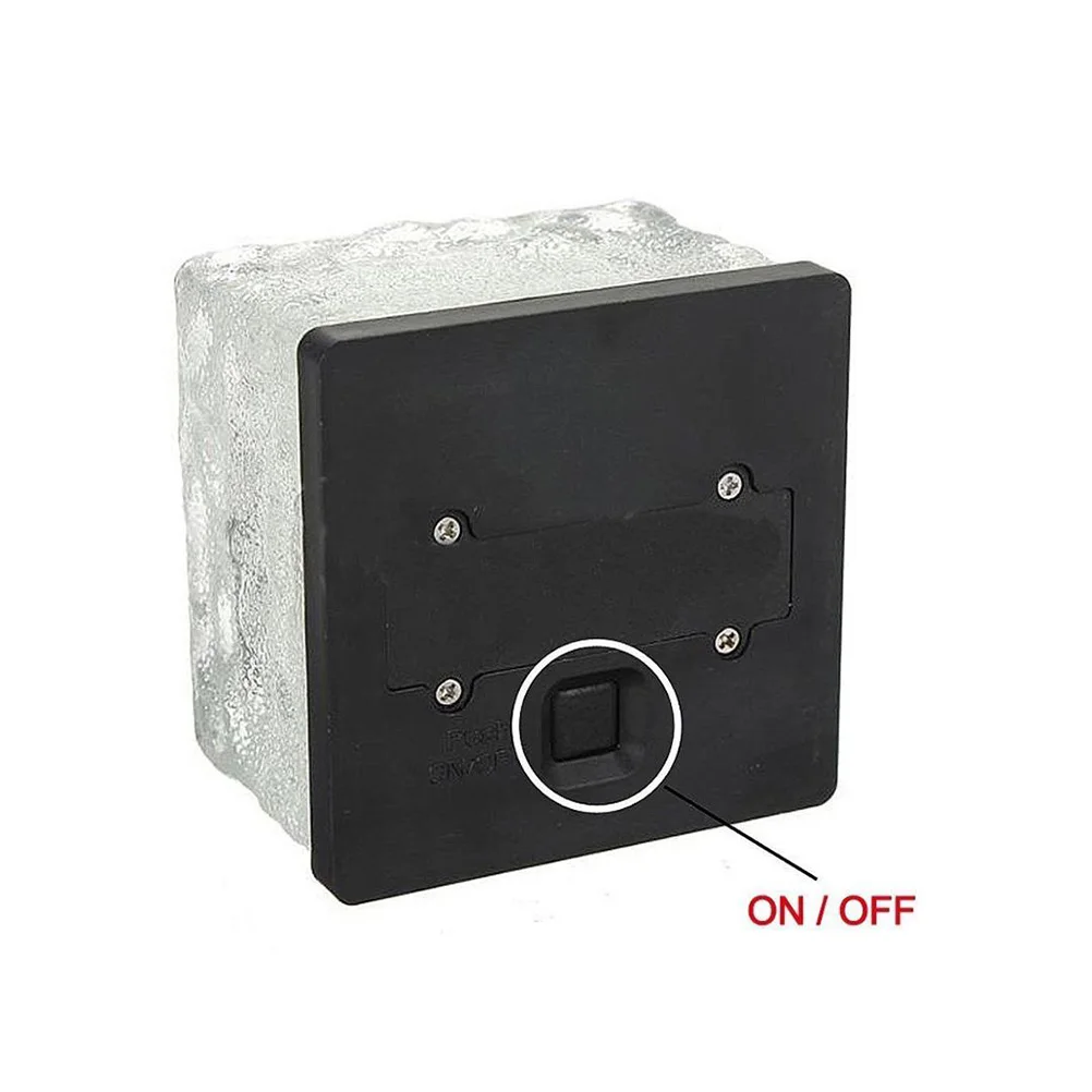 

Solar Powered Brick Lights Rechargeable Aaa Garden Landscape Light for Patio Balcony Yard Pathway Illumination