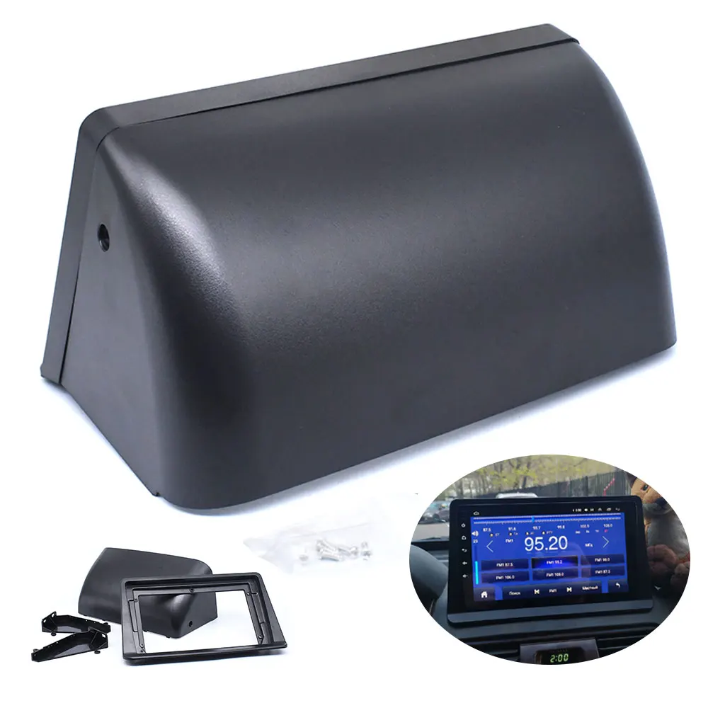 Radio de coche 2 Din 9 pulgadas para Mitsubishi Pajero Montero Fascia V31 Cheetah Kingbox, adaptador de placa de Marco estéreo, Panel de navegación