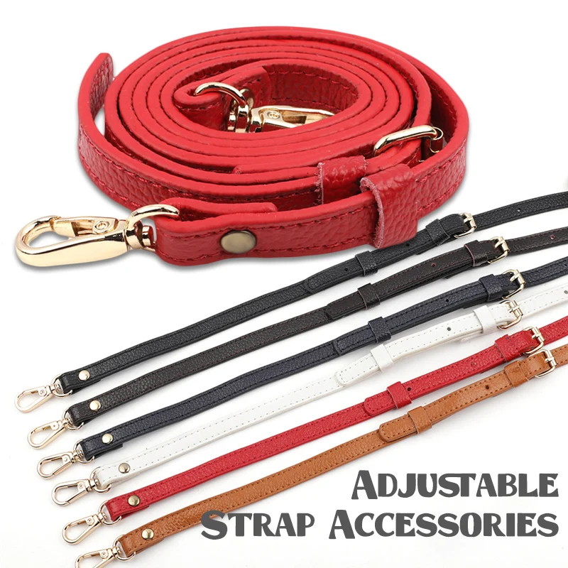 

120cm Adjusted Real Leather Replacement Crossbody Shoulder Bag Strap Handbag Belt Gold Hardware For Women DIY Bag Accessories