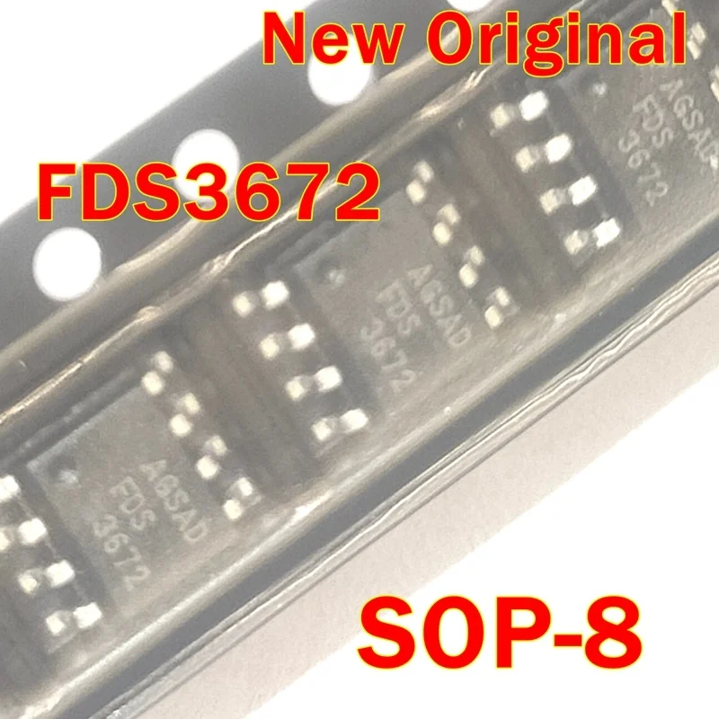 

1Pcs to 100Pcs Fds3672 Sop-8 New Original N-Channel Powertrench Mosfet 100V, 7.5a