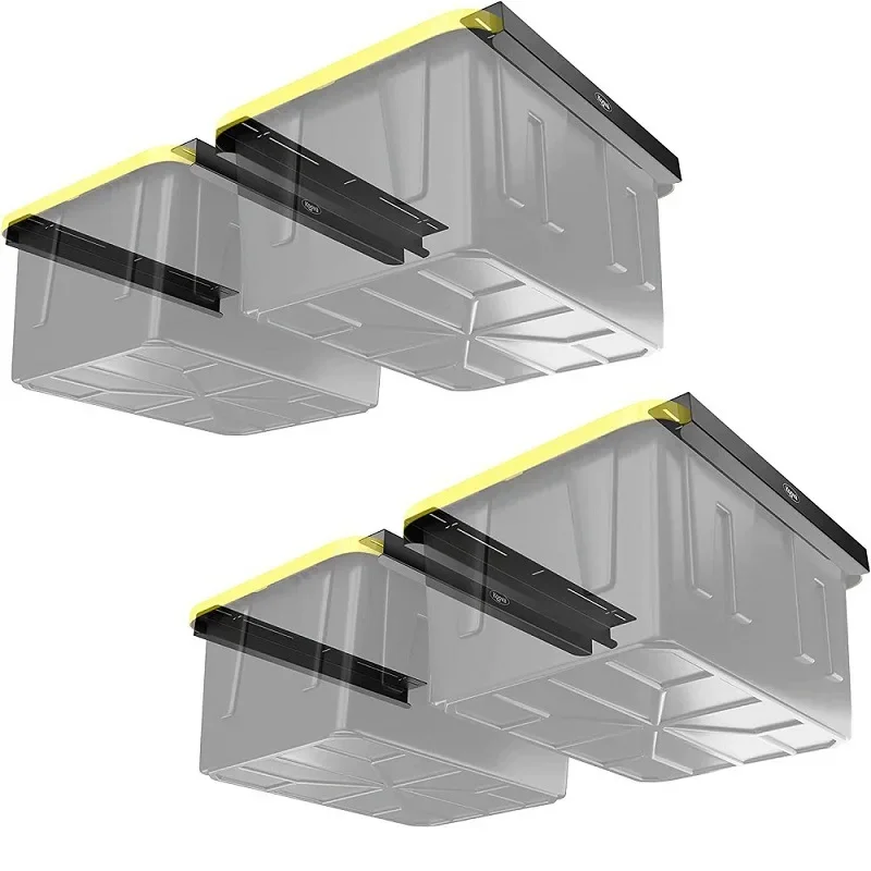 

Simple garage ceiling Suitable for overhead trash bin rack Storage rack Garage storage system