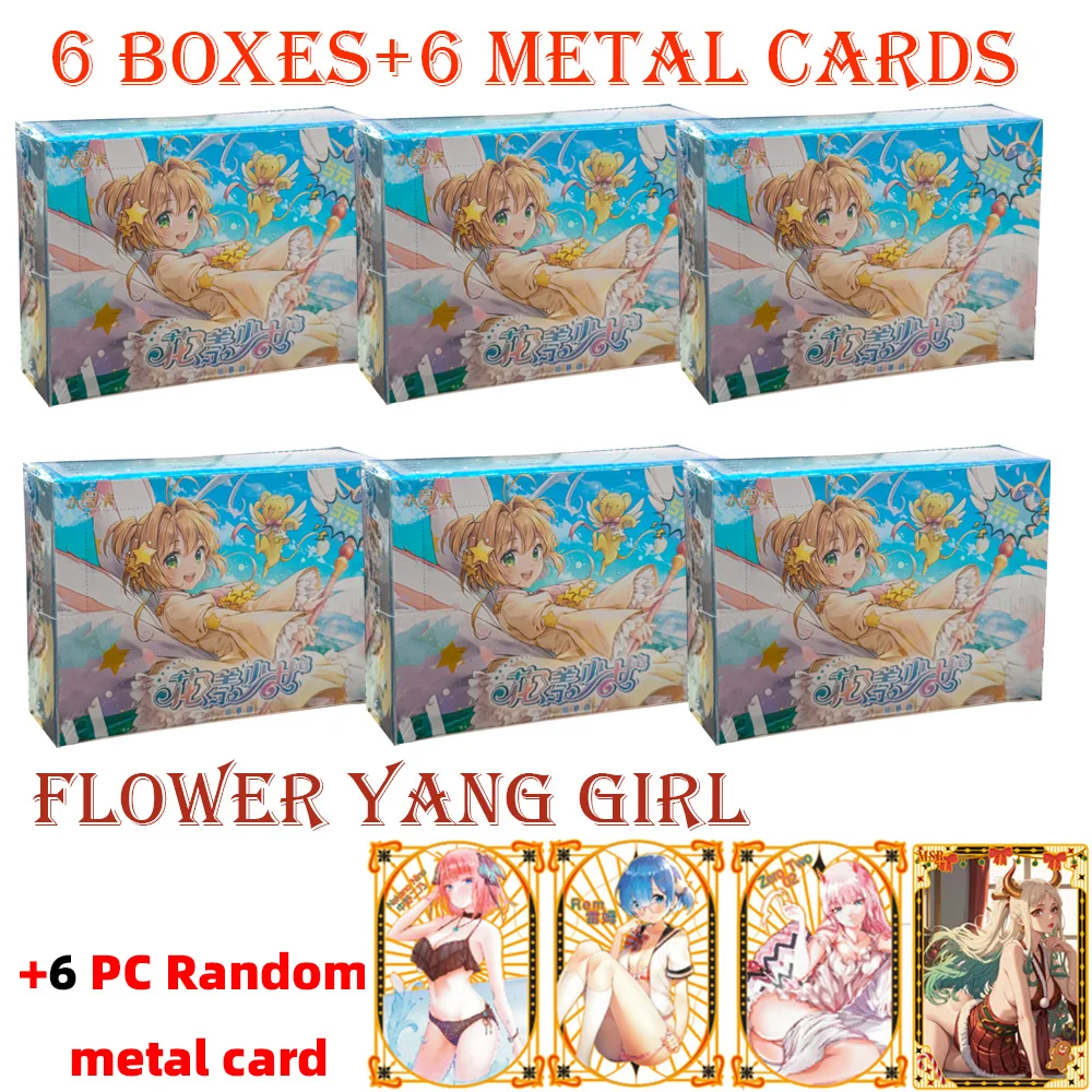 

Wholesale Goddess Story Flower Yang Girl 5m01 Collection cards Series Anime Character Children EX PR SGR Card Table Party Game