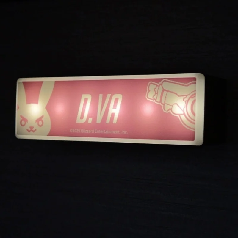 Authentic Kiriko D.Va Genji Magnetic Multi‑Function Night Light Tri‑Color LED Rechargeable Bedside Ornament Collectible Toy Gift view 5