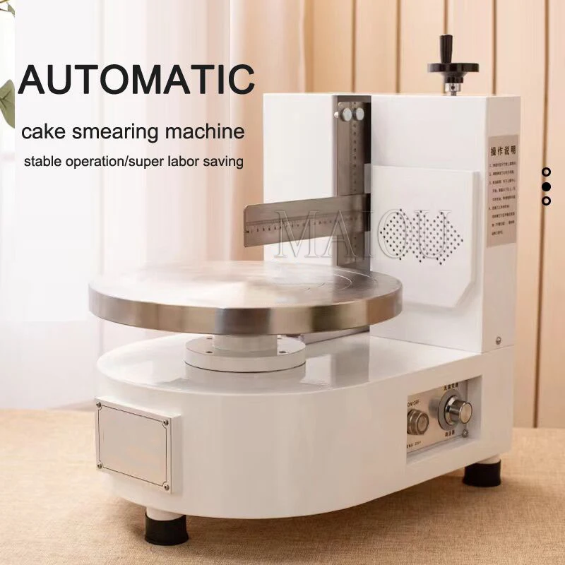 

New Arrival Semi Automatic Birthday Cake Cream Coating Filling Machine 4-12Inch Cakes Cream Butter Spreading Daubing Icing Maker