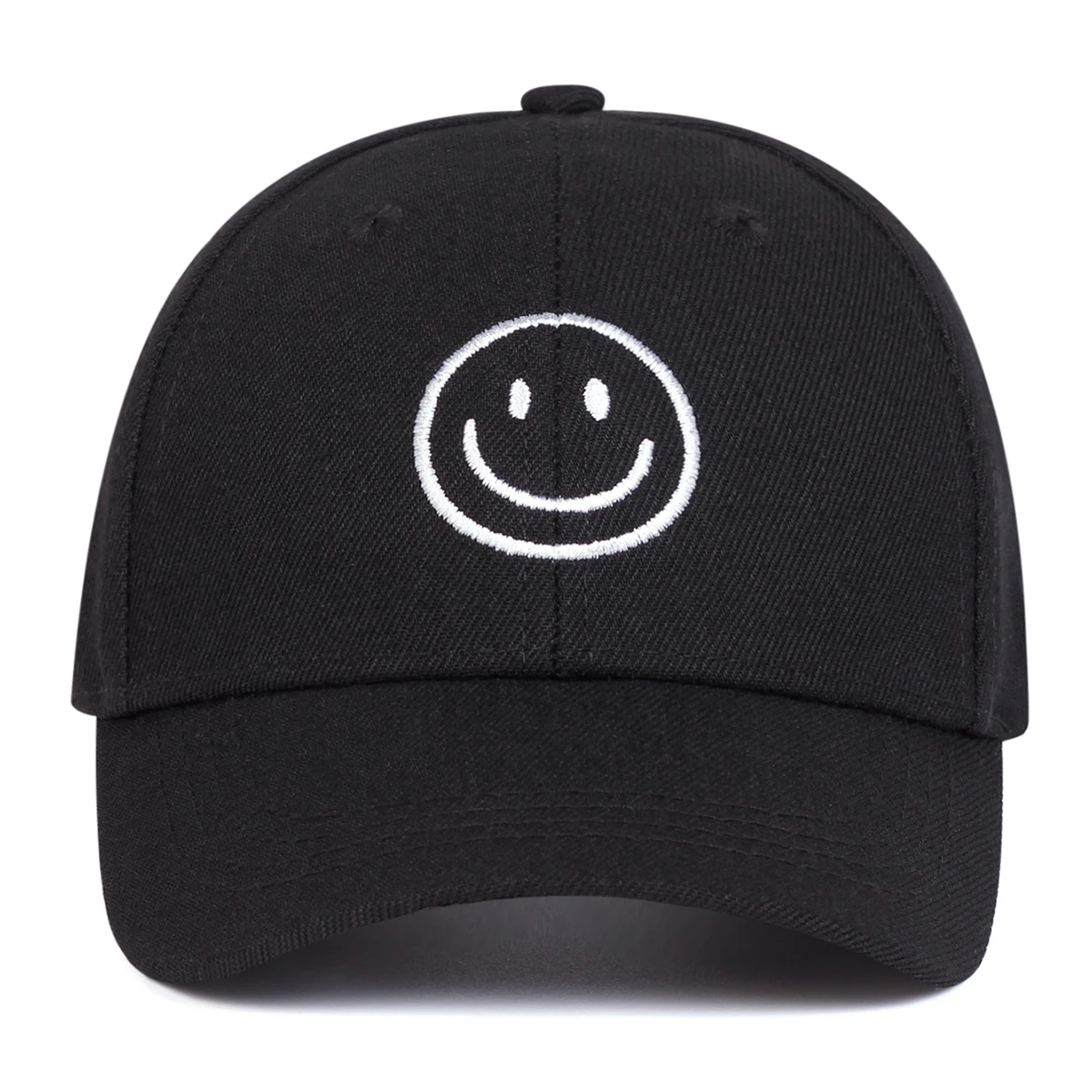 Children Smiling Embroidery Baseball Caps Spring Summer Outdoor Adjustable Casual Hats Boy Girl Travel Sunscreen Hat