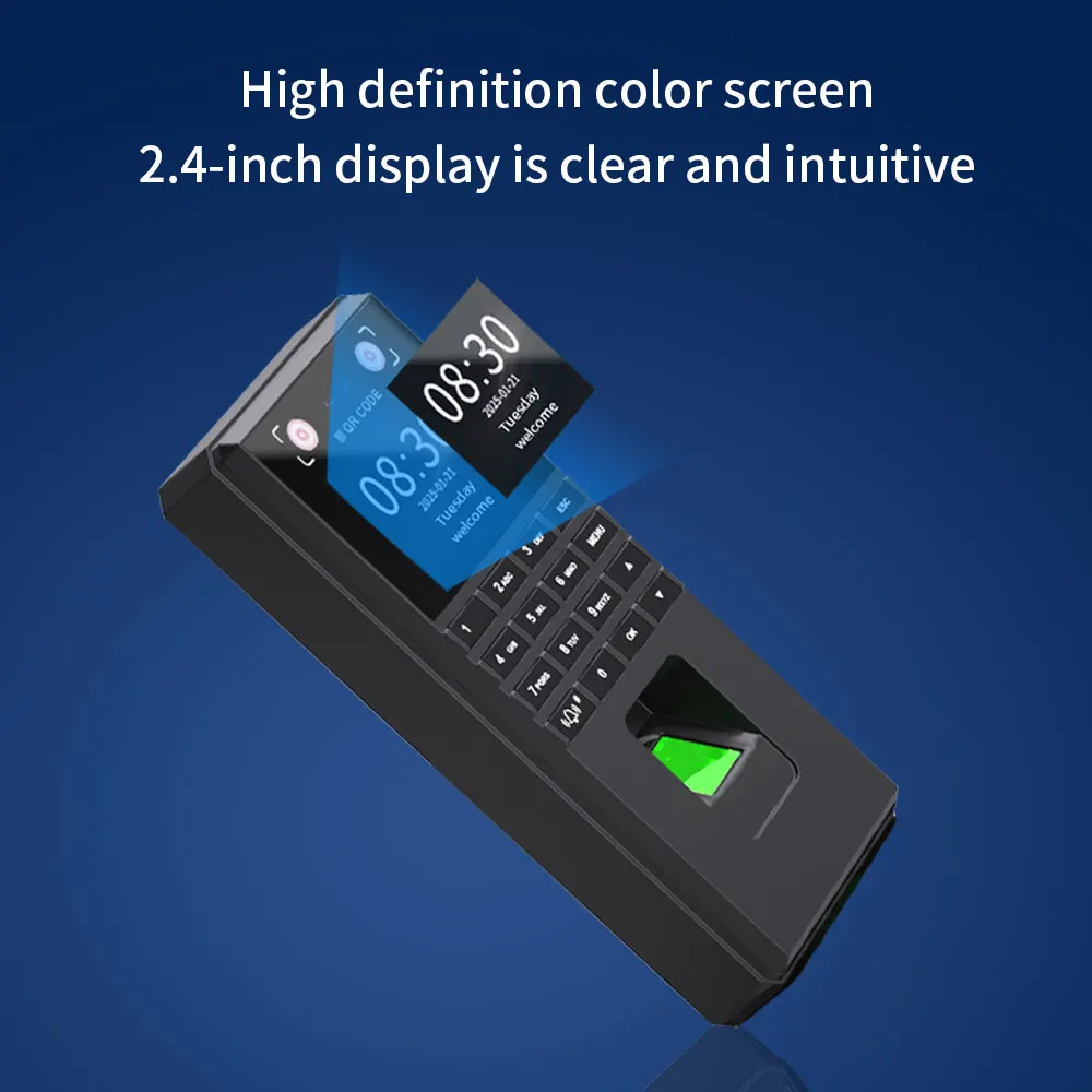 Macchina multifunzione per il controllo degli accessi alle impronte digitali Riconoscimento facciale Gestione delle applicazioni delle vene delle palme Bluetooth