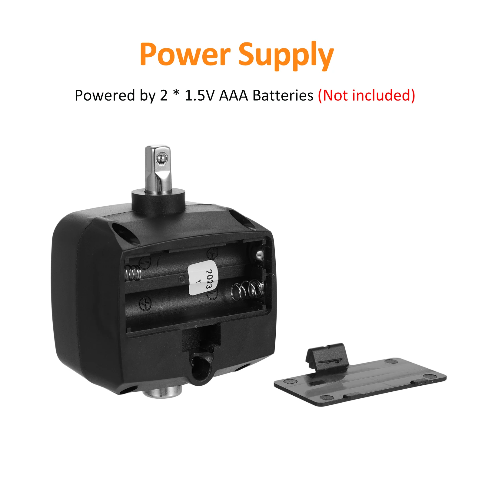 Digital Display Torque Meter 1/2\'\' to 1/4\'\' Adapters High Accuracy 4 Torque Units Backlit Display Perfect for Automotive Bicycle