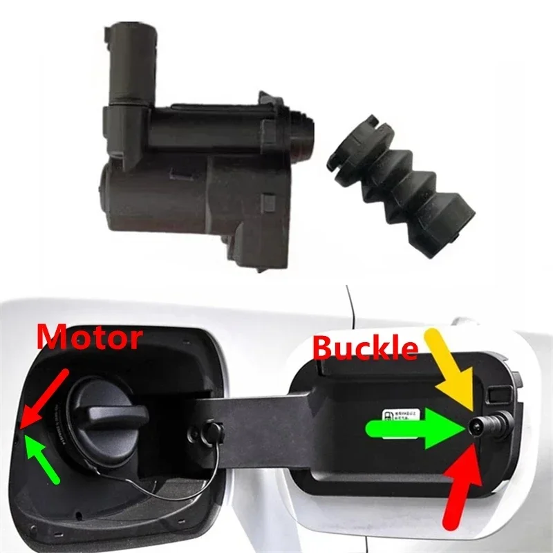 Car Outer Fuel Tank Filler Switch Cover Buckle Door Lock Snap Spring Clip Motor For Cadillac CT45 CT6 XT4 XT6