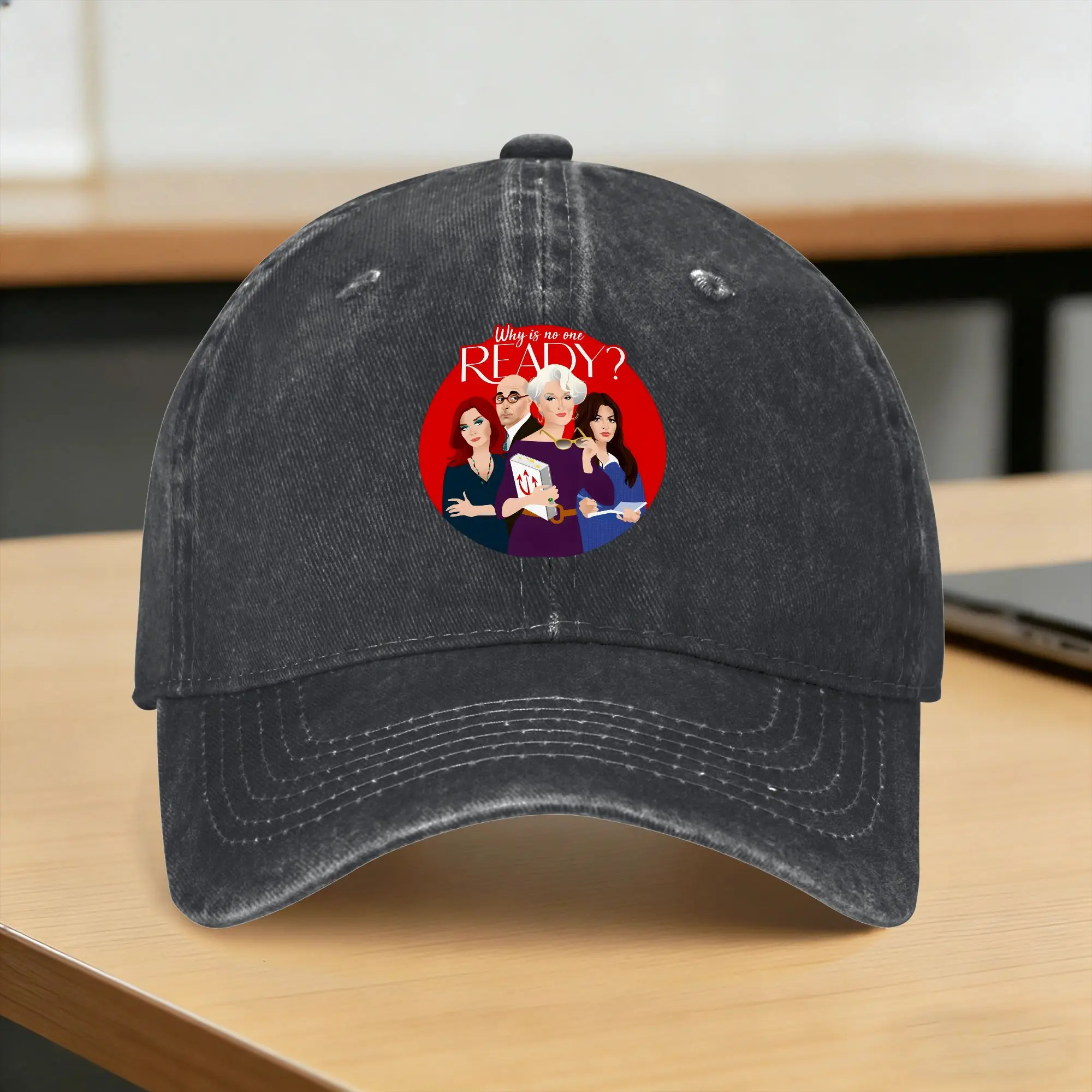 Baseball Cap Why is no one ready The Devil Wears Pradad Summer y2k Cool Trucker Hat  Women Men Hiking Fishing Baseball Caps