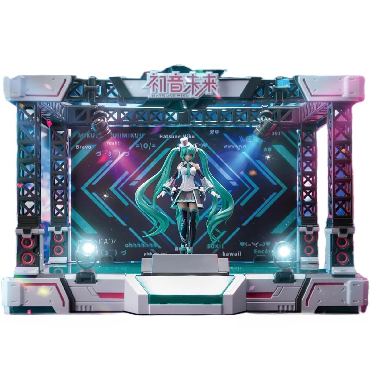 

HiPlay Soskill Plastic Model Kits: Singing Future: Hatsune Miku, Height 16cm Miniature Collectible Action Figures