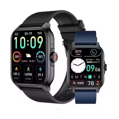 Square Screen Smartwatches QX15 with Waterproof BT Call Reloj Inteligente Health Monitoring Multi-Sport Relojes Smart Watch 2024