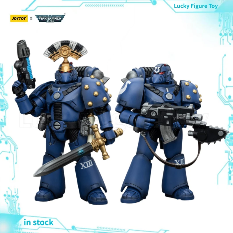 

JOYTOY Warhammer 40K 1/18 Фигурка Ультрамарин MK VI Тактический отряд сержант с плазменным пистолетом и силовым мечом Модель игрушки