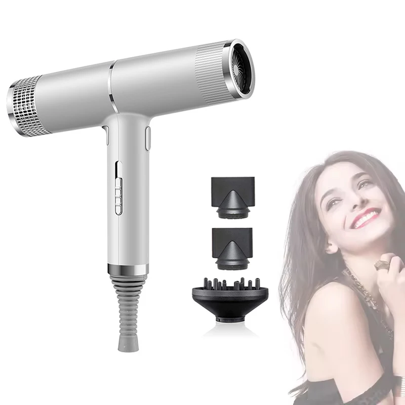 Professional Salon Hair Dryer Adjustable Temperature Compact Electric Hair Blower Colorful Design for Home Personal Use