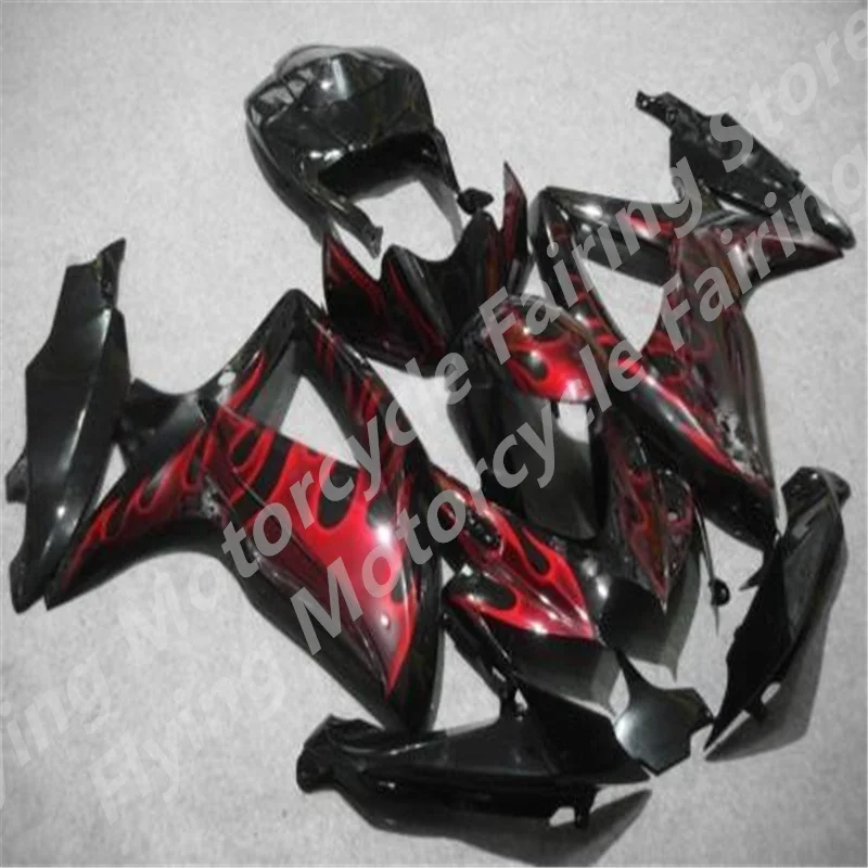 Motorcycle Fairing Kit for G S XR 600 750 2008 2009 2010 G S XR600 G S XR750 K8 K9 Rebuild  Black red