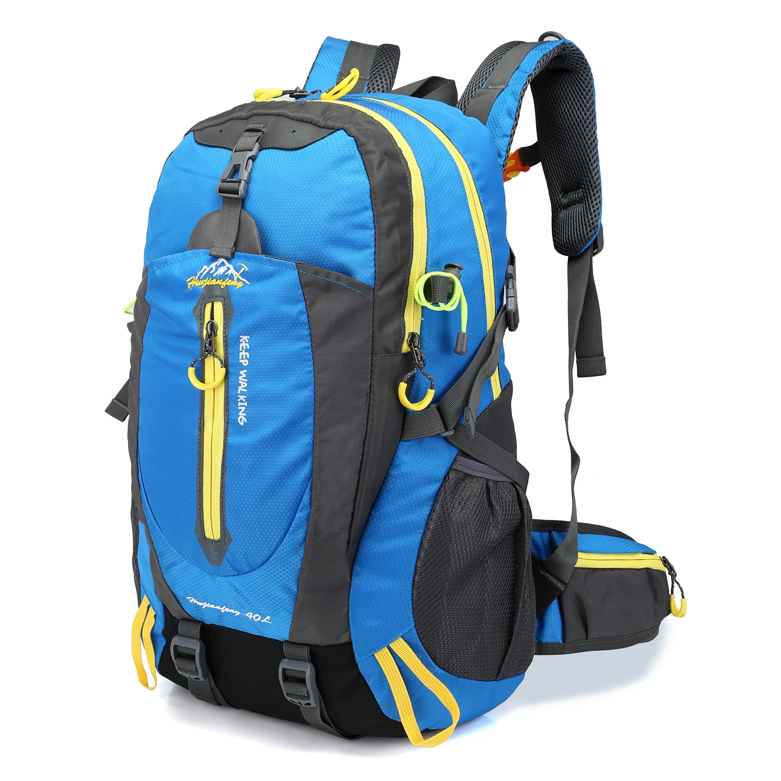 40L waterbestendige reisrugzak Camping Wandelen Laptop Dagrugzak Trekking Klimmen Rugzakken voor heren Dames Wandelbenodigdheden