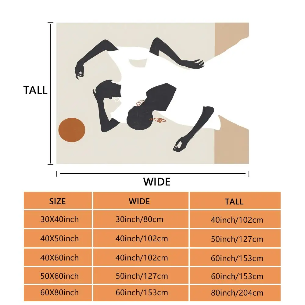 INS Modern T-ThingDesign Throw Flannel Fluffy Soft Blanket Warm Skin-Friendly Throw For Sofa Bed Office Nap Winter