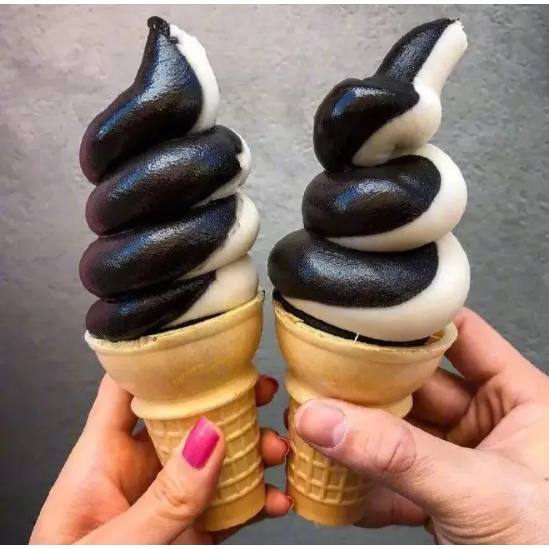 Industrial  3 Flavor  Countertop Soft Serve Cream Machine