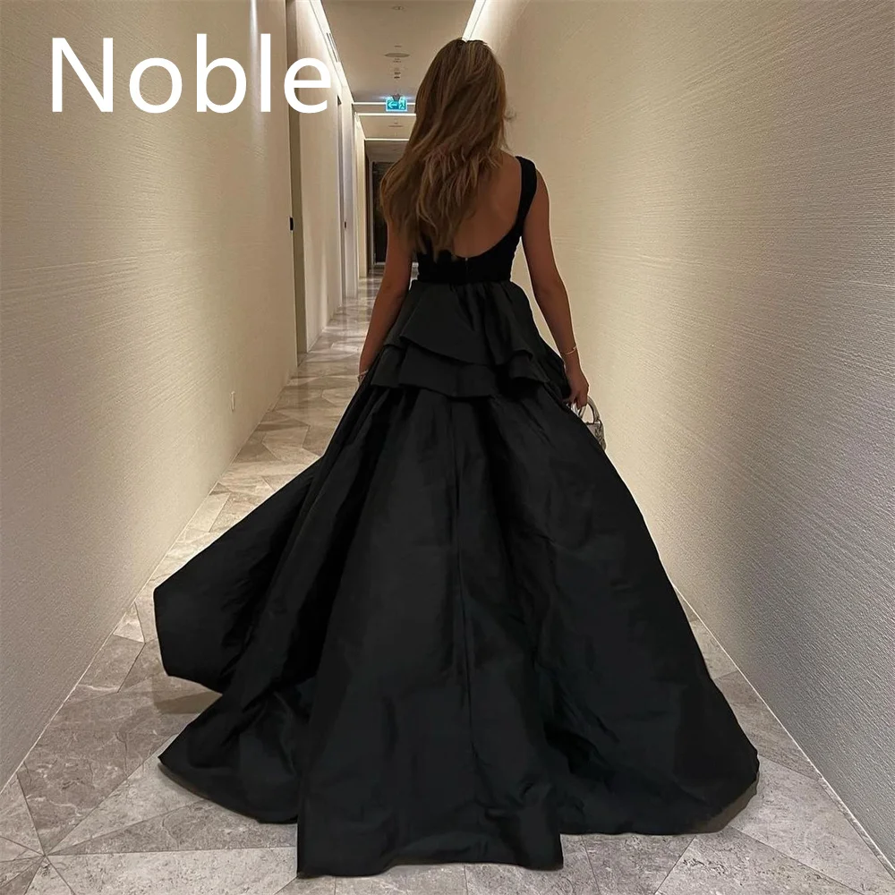 

Noble A-Line Backless Neckline Prom Dress Sleeveless With Floor Length Evening Summer Elegant Party Dress For Women2023