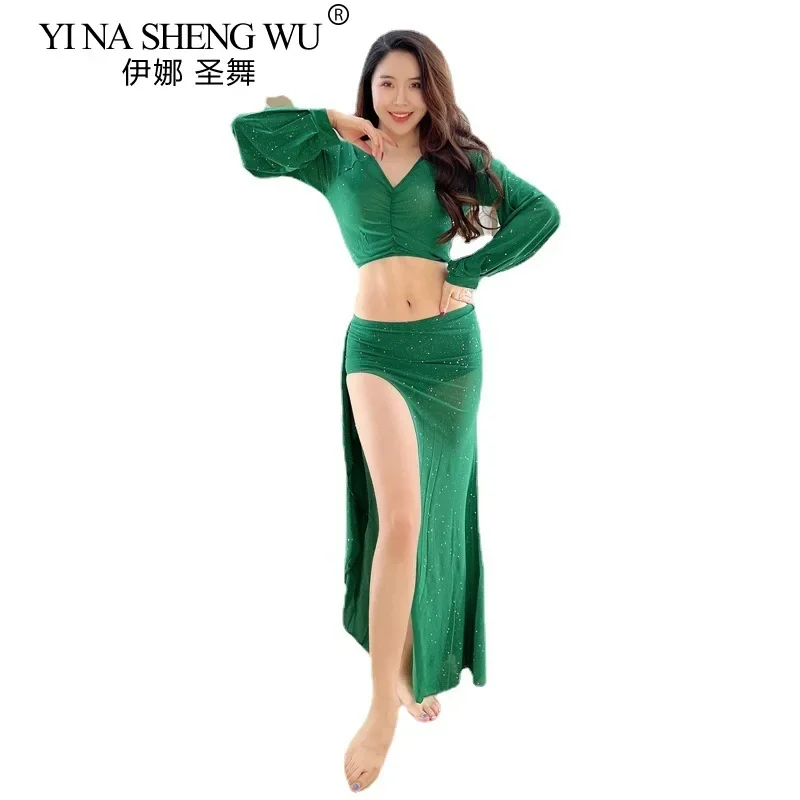 Conjunto de disfraz de palacio real Sexy para mujer para danza del vientre ropa deportiva de rendimiento Oriental Primavera Verano nueva colección de vestidos