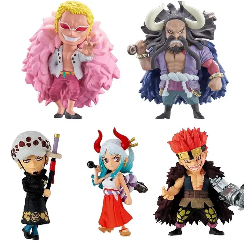 Цельная аниме-фигурка Law, экшн-фигурка Yamato Eustass Kid Doflamingo, аниме-кукла, кавайная периферия, игрушка, рождественские подарки