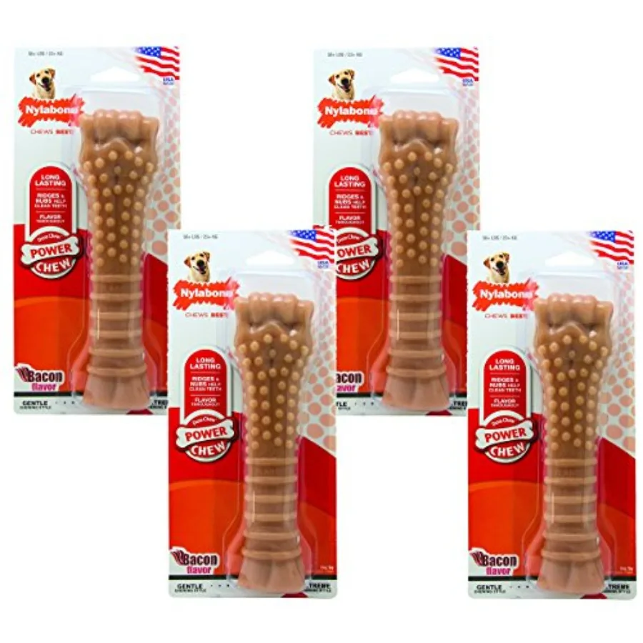 

Набор из 4 штук жевательных косточек Dura Chew со вкусом бекона