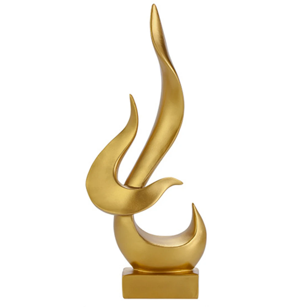 

For Fireplaces Abstract Art Statue Decorative Sculptures Living Room Decoration Abstract Design Easy To Clean High-quality Resin