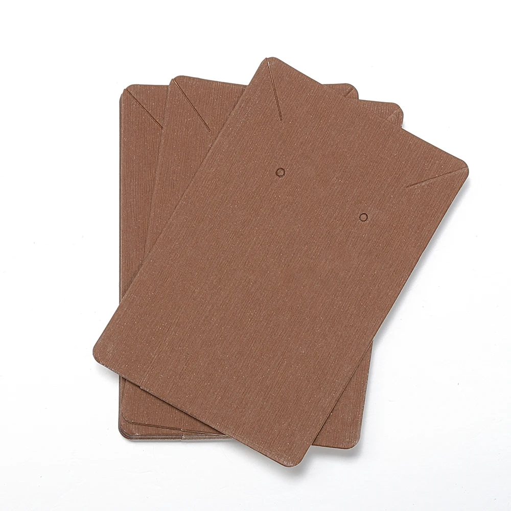 50 Stück/Set Präsentationskarten für Ohrringe und Halsketten, geeignet für Schmuckkästchen und Verpackungen, Kartonanhänger, Papierkarten für Ohrstecker, 6 x 9 cm. – Detail 10