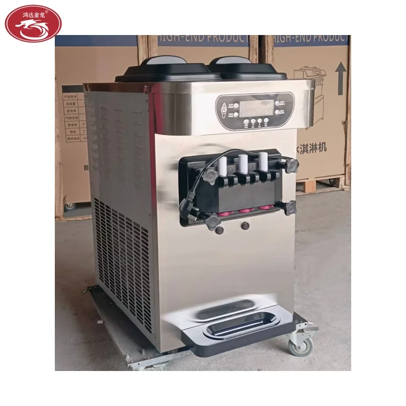 

High Quality Fast Shipping Three Flavor Soft Serve Ice Cream Machine Italian Ice Cream Machine