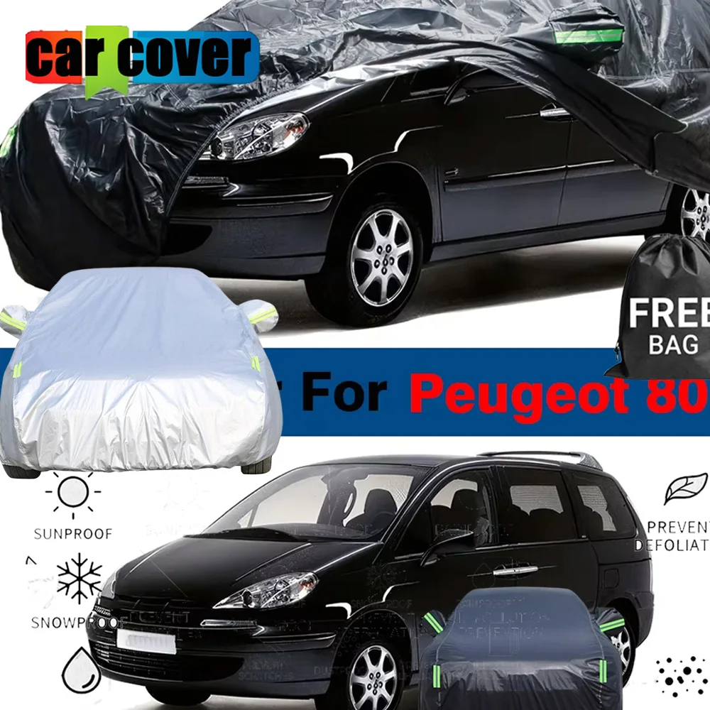 

For Peugeot 807 Citroen C8 Fiat Ulysse Lancia Phedra 2002-2014 Waterproof Car Cover Sun Snow Rain Wind Scratch Prevent Cover