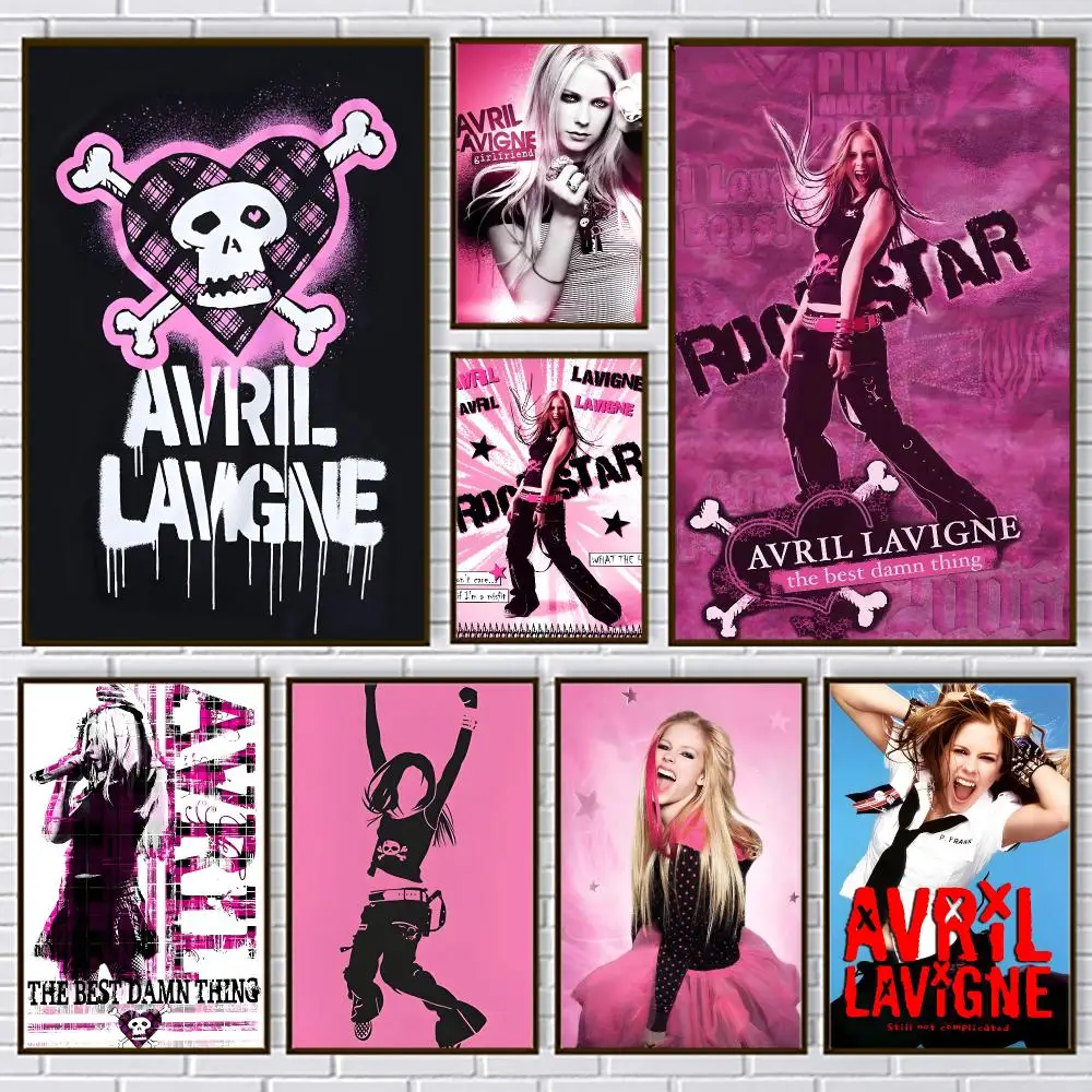 Avril Ramona Lavigne Whibley Poster PP Paper Decorative Wall Art for Living RoomsBedrooms Bars Cafes Stylish Home Decor Gift