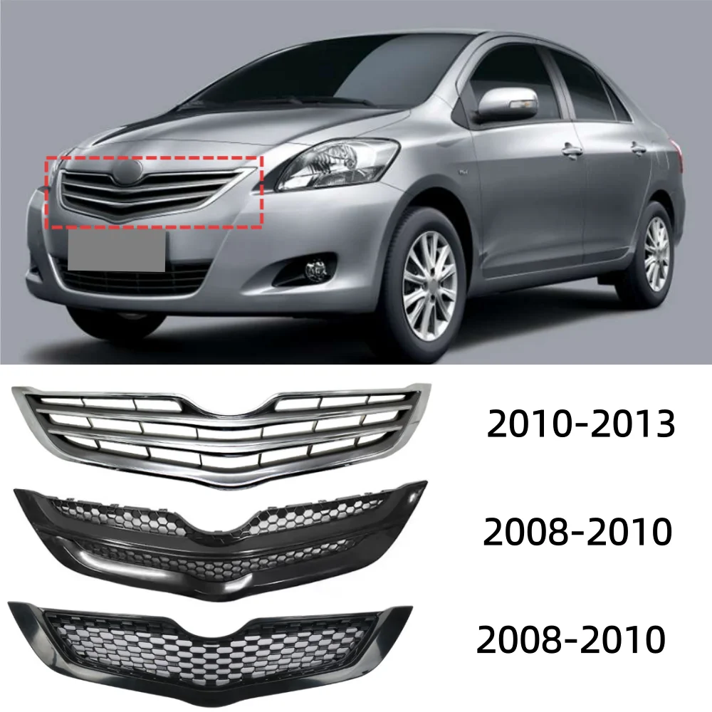 

For Toyota Vios 2008-2013 car front bumper electroplated ventilation grille